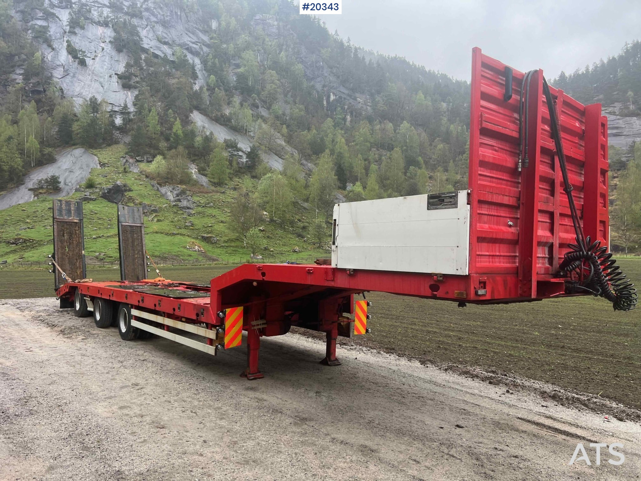 Damm Maskinhenger - Low loader semi-trailer: picture 1 Damm Maskinhenger - Low loader semi-trailer: picture 1