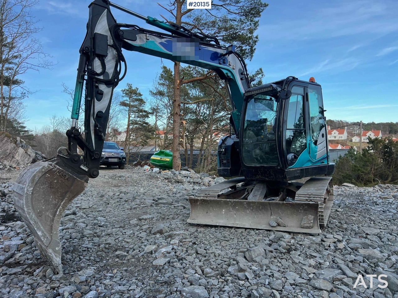 Hitachi zx85us-6 gravemaskin m/ graveskuffe, hydraulisk pusseskuffe, klype - Excavator: picture 3 Hitachi zx85us-6 gravemaskin m/ graveskuffe, hydraulisk pusseskuffe, klype - Excavator: picture 3