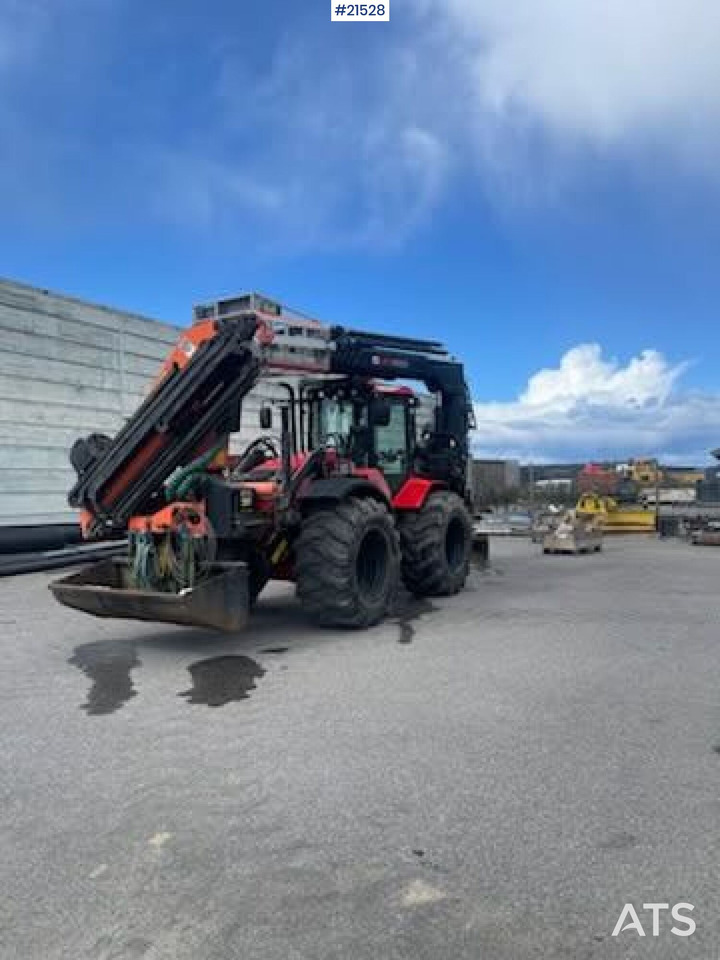 Huddig 1260C Traktorgraver m/ Palfinger kran, Lift, rototilt og skuffe - Backhoe loader: picture 3 Huddig 1260C Traktorgraver m/ Palfinger kran, Lift, rototilt og skuffe - Backhoe loader: picture 3