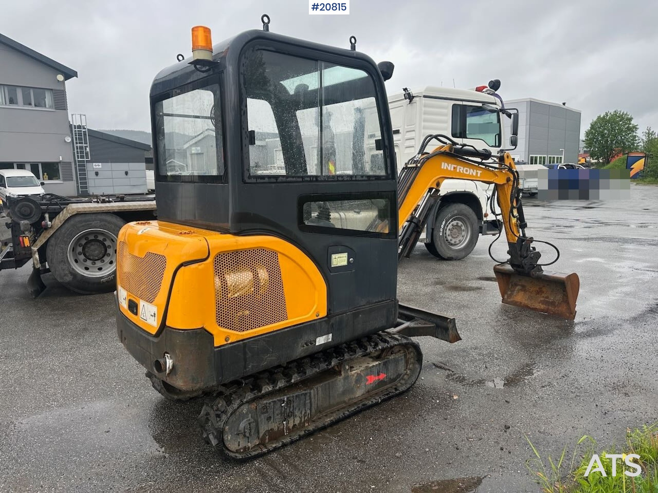 Infront YFE20 - Mini excavator: picture 4 Infront YFE20 - Mini excavator: picture 4