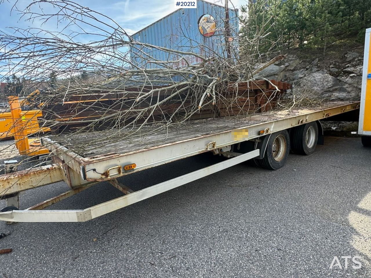 Istrail 2-akslet maskinkjerre - Dropside/ Flatbed trailer: picture 2 Istrail 2-akslet maskinkjerre - Dropside/ Flatbed trailer: picture 2