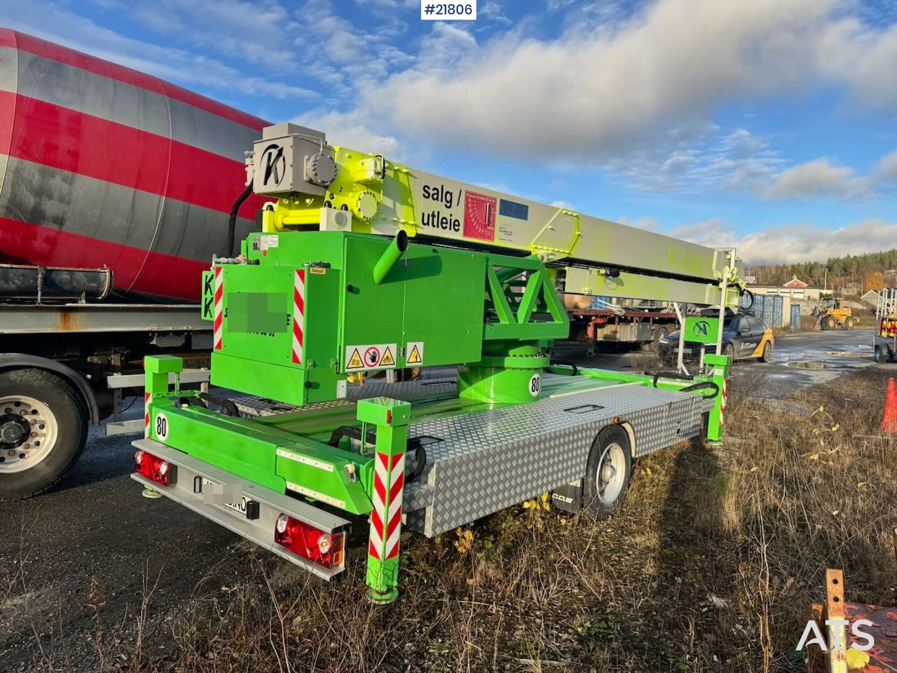 Klaas K21-30 Byggekran. 340 timer! - Self-erecting tower crane: picture 3 Klaas K21-30 Byggekran. 340 timer! - Self-erecting tower crane: picture 3