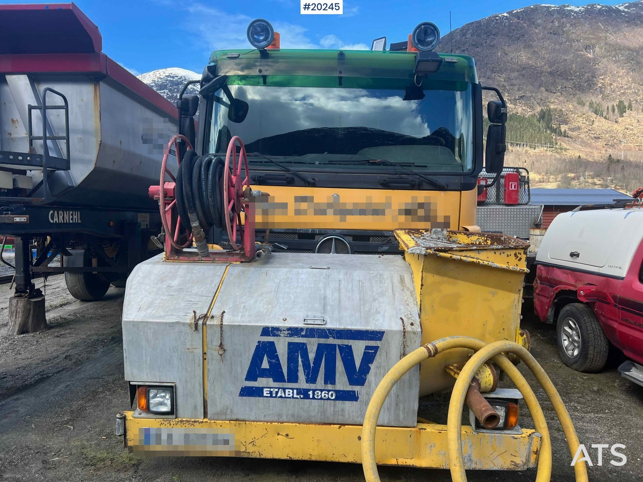 Mercedes Actros 2641 6x4 M/ 2008 AMV 7450 Betong sprøyterigg påbygg - Concrete pump truck: picture 2 Mercedes Actros 2641 6x4 M/ 2008 AMV 7450 Betong sprøyterigg påbygg - Concrete pump truck: picture 2