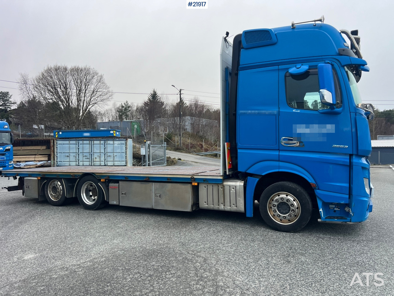 Mercedes-Benz Actros 6x2 planbil m/ 2012 konar 2 akslet plankjerre - Dropside/ Flatbed truck: picture 5 Mercedes-Benz Actros 6x2 planbil m/ 2012 konar 2 akslet plankjerre - Dropside/ Flatbed truck: picture 5