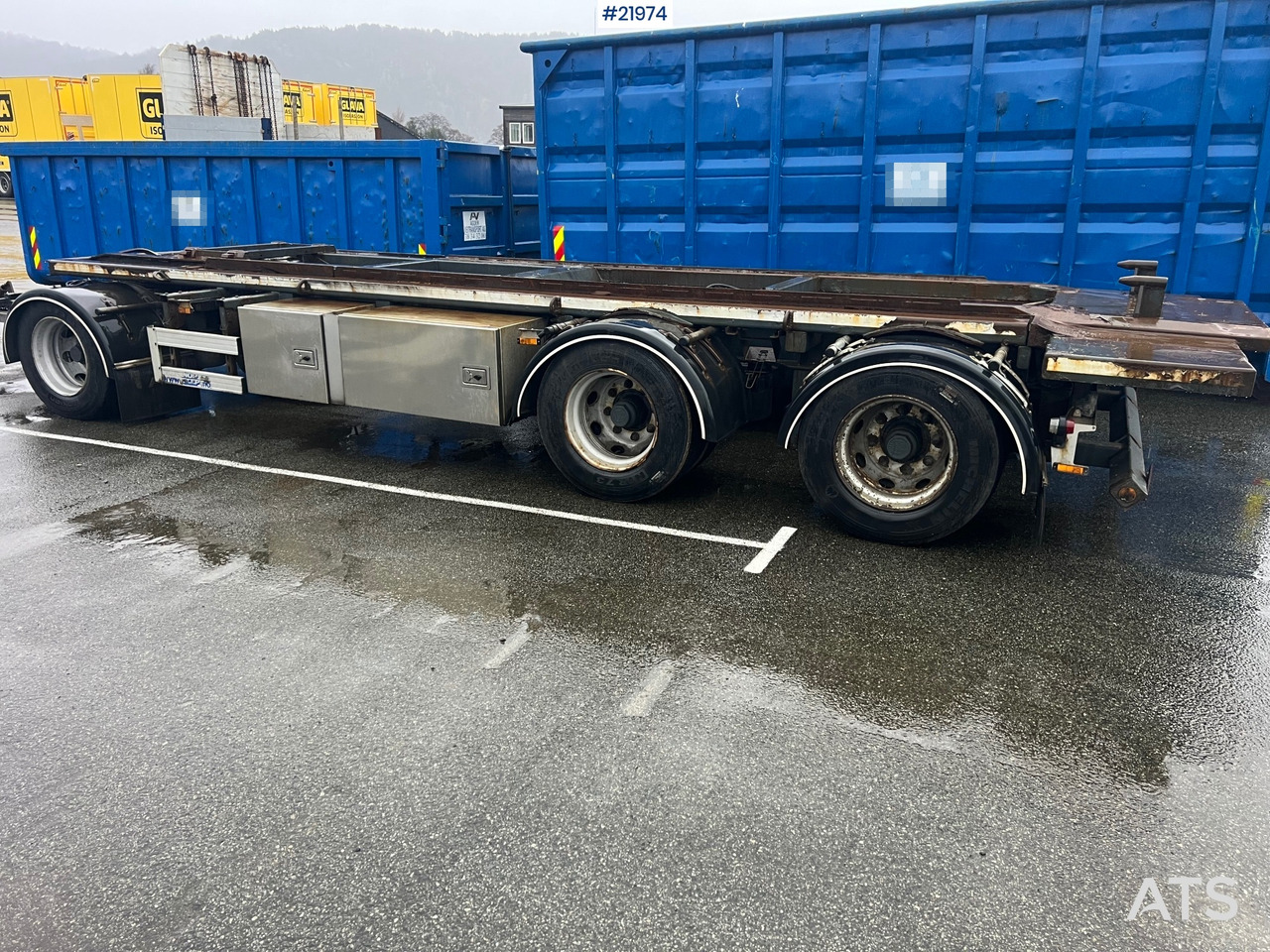 NOR SLEP sl-28kt 3 akslet krokslep m/ tipp - Roll-off/ Skip trailer: picture 2 NOR SLEP sl-28kt 3 akslet krokslep m/ tipp - Roll-off/ Skip trailer: picture 2