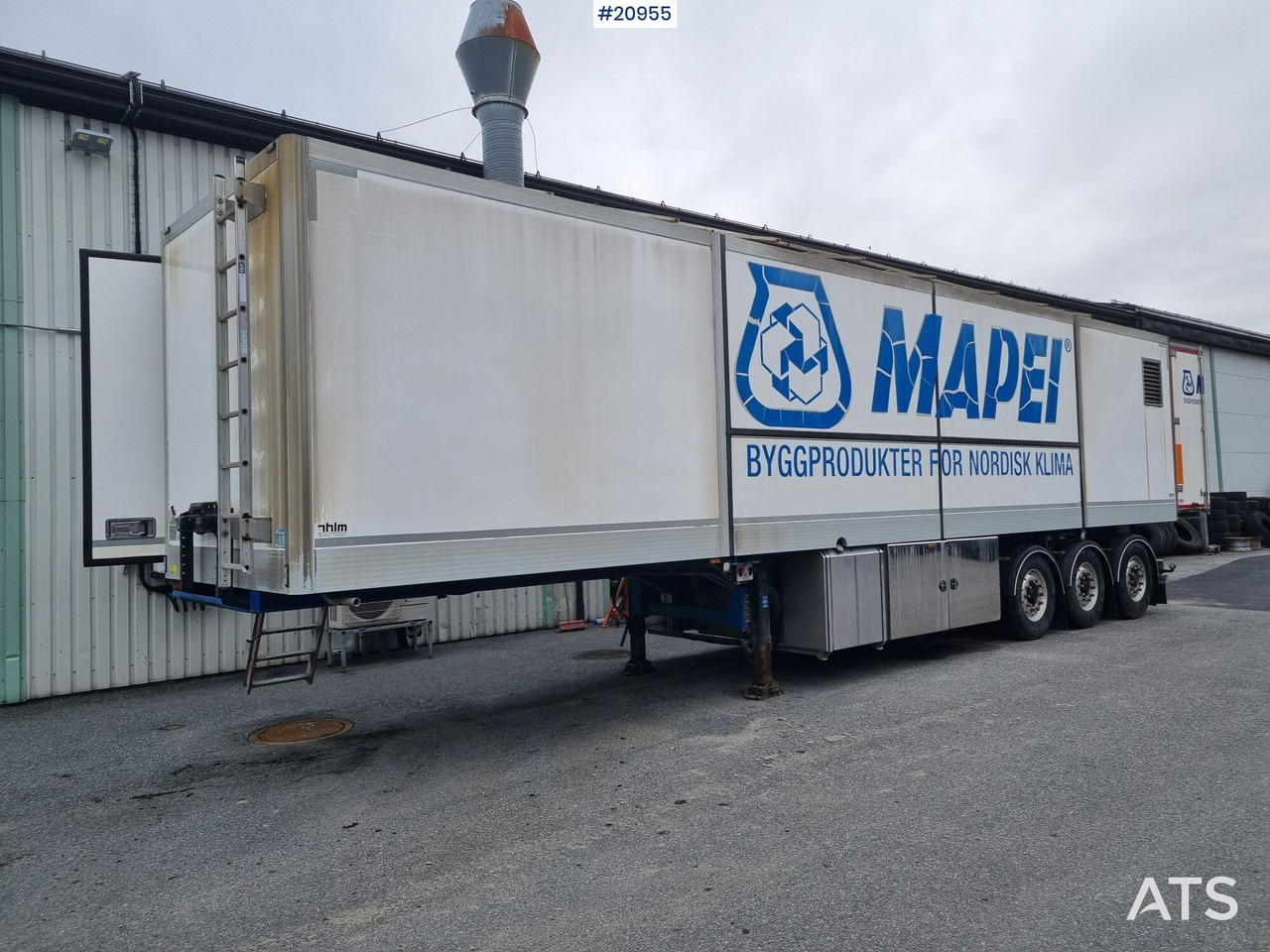 Narko 3 akslet - Closed box semi-trailer: picture 2 Narko 3 akslet - Closed box semi-trailer: picture 2