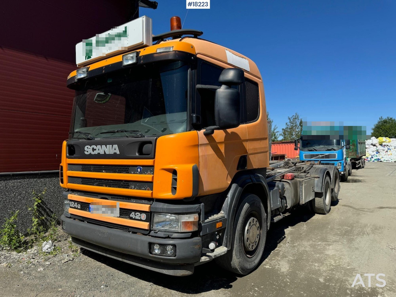 Scania 124G - Hook lift truck: picture 1 Scania 124G - Hook lift truck: picture 1