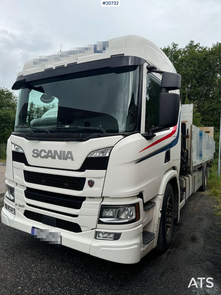 Scania P320 - Dropside/ Flatbed truck, Crane truck: picture 5 Scania P320 - Dropside/ Flatbed truck, Crane truck: picture 5