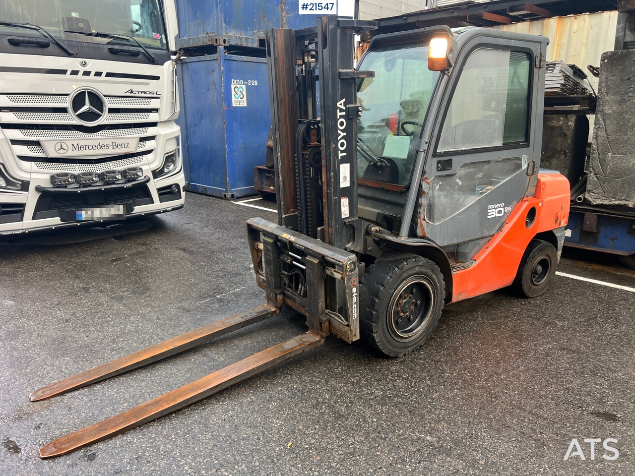 Toyota 02-8FDJF35 - Diesel forklift: picture 5 Toyota 02-8FDJF35 - Diesel forklift: picture 5