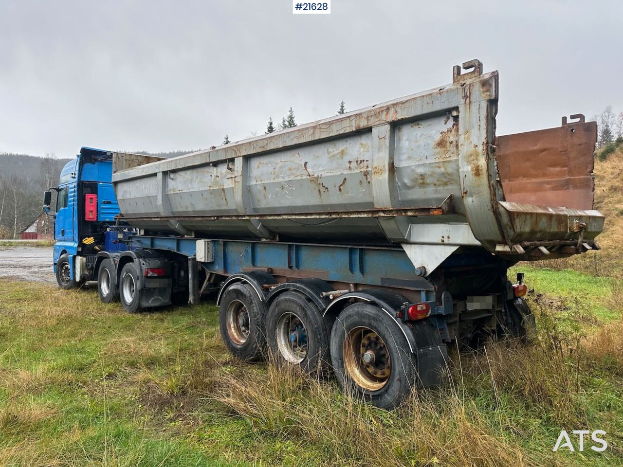 MAN TGA 28.530 6x2 trekkvogn m/ 1987 L.A.G Bree 3 akslet tippsemi SE VIDEO - Tractor unit: picture 5 MAN TGA 28.530 6x2 trekkvogn m/ 1987 L.A.G Bree 3 akslet tippsemi SE VIDEO - Tractor unit: picture 5
