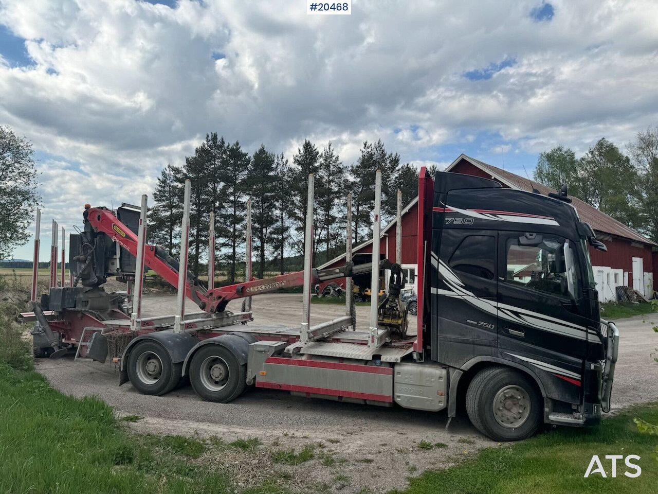 Timber truck Volvo FH750: picture 6