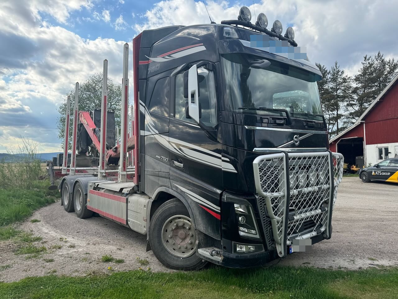 Timber truck Volvo FH750: picture 7