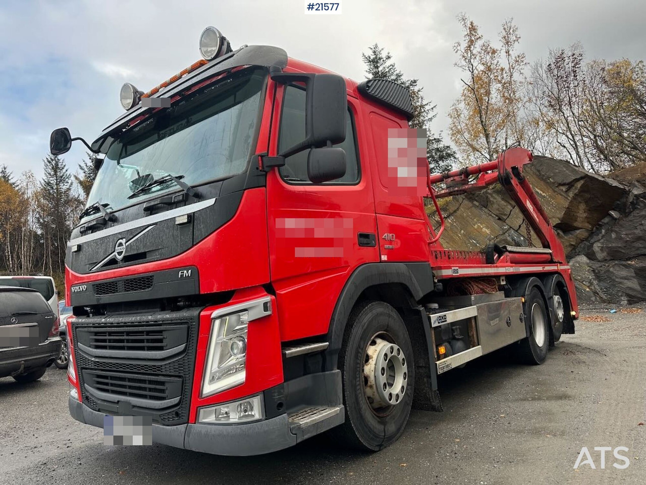 Volvo FM 410 liftdumper 6x2 m/ Laxo påbygg, utskyt og rotator. - Skip loader truck: picture 2 Volvo FM 410 liftdumper 6x2 m/ Laxo påbygg, utskyt og rotator. - Skip loader truck: picture 2