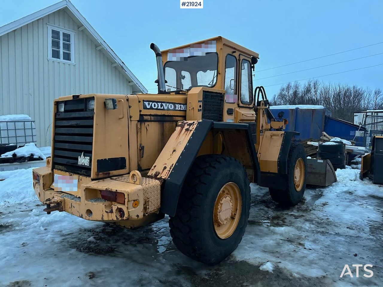 Volvo L70 hjullaster med klappvinge, pallegafler og planeringsskuffe - Wheel loader: picture 4 Volvo L70 hjullaster med klappvinge, pallegafler og planeringsskuffe - Wheel loader: picture 4