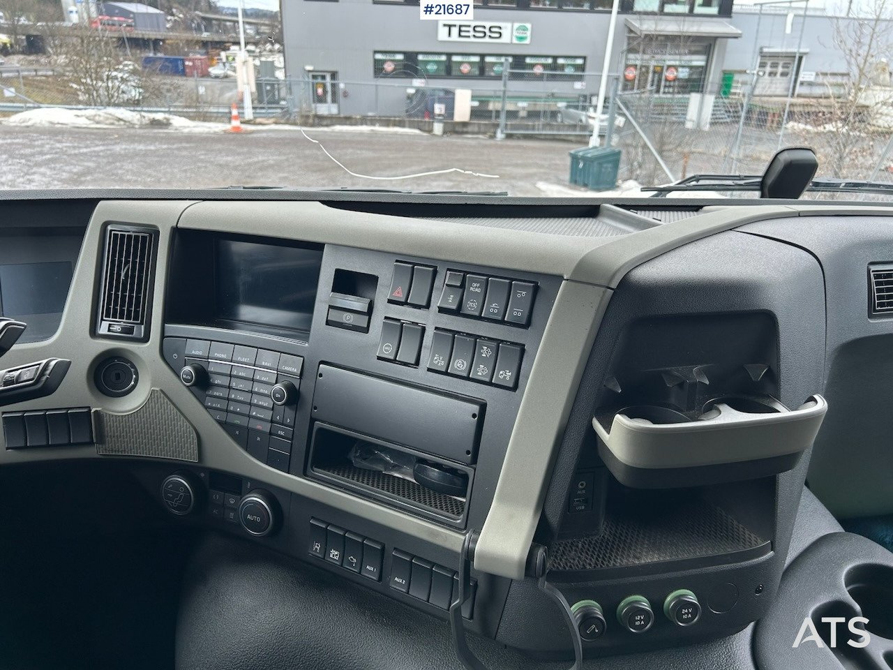 Crane truck Volvo Volvo FM450 Kranbil m/ 21 t/m HMF kran og Løftelem. 194 000 km!: picture 24