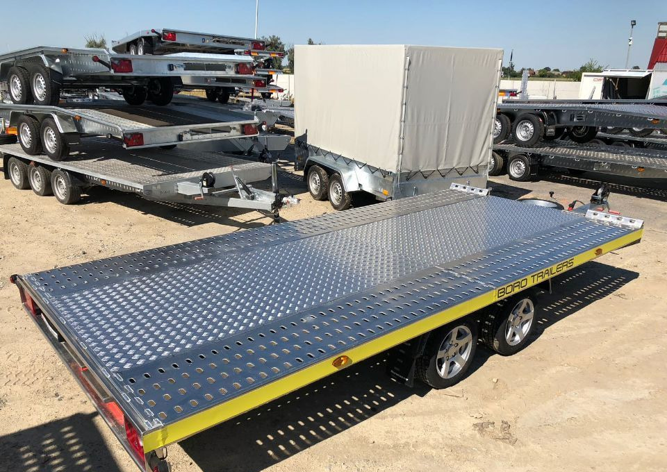 New Autotransporter trailer Boro NOWA LAWETA Merkury ALUMINIOWY 4,5m!: picture 7 New Autotransporter trailer Boro NOWA LAWETA Merkury ALUMINIOWY 4,5m!: picture 7