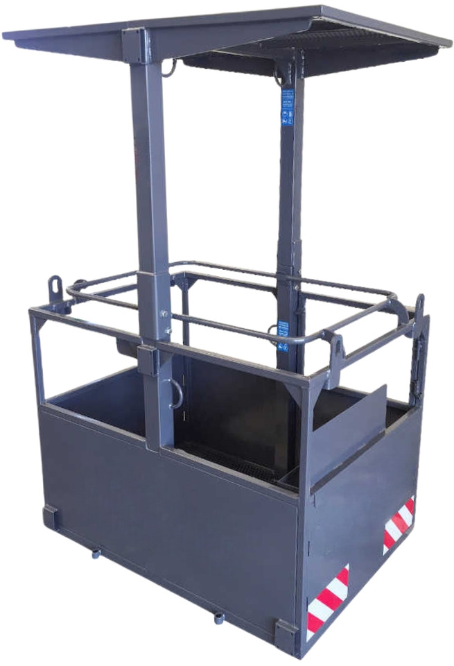 Iron suspended man basket for tower cranes CPTT-3H-F - Attachment for Loader crane: picture 1 Iron suspended man basket for tower cranes CPTT-3H-F - Attachment for Loader crane: picture 1