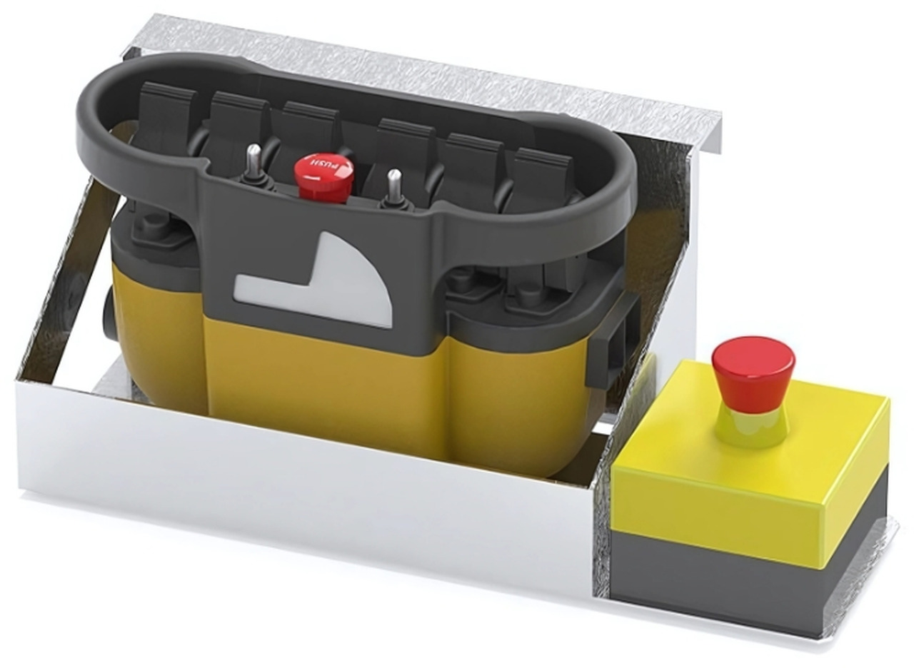 RADIO CONTROL SUPPORT BOX CAPC-SMINI - Attachment for Loader crane: picture 2 RADIO CONTROL SUPPORT BOX CAPC-SMINI - Attachment for Loader crane: picture 2