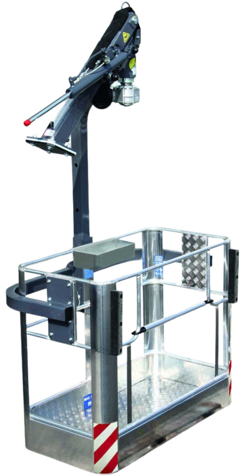 Rotating Height-Adjustable Man Basket CPGR-2A-F - Attachment for Loader crane: picture 2 Rotating Height-Adjustable Man Basket CPGR-2A-F - Attachment for Loader crane: picture 2