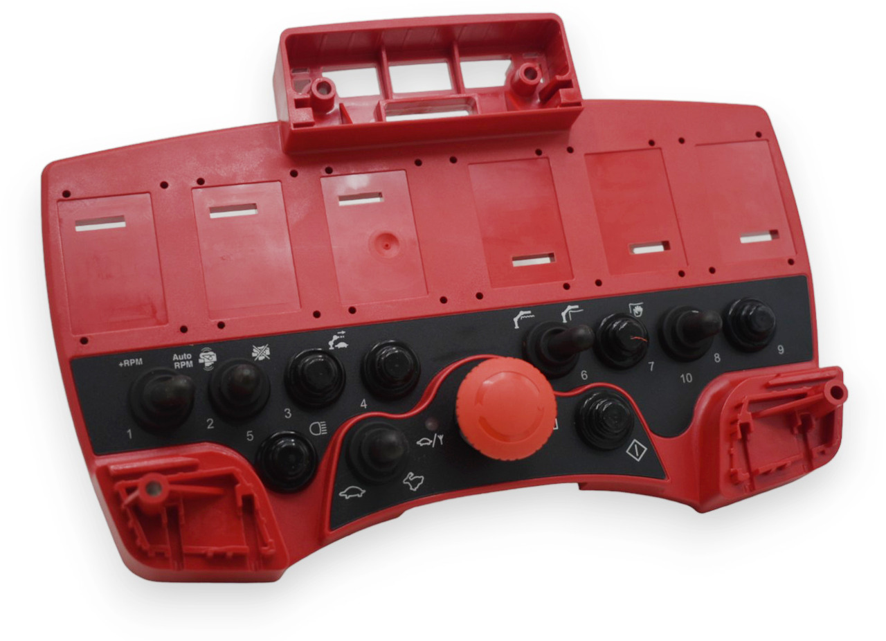 Red upper protective for Scanreco P2 Mini remote w EEA 5057 - Electrical system for Loader crane: picture 2 Red upper protective for Scanreco P2 Mini remote w EEA 5057 - Electrical system for Loader crane: picture 2