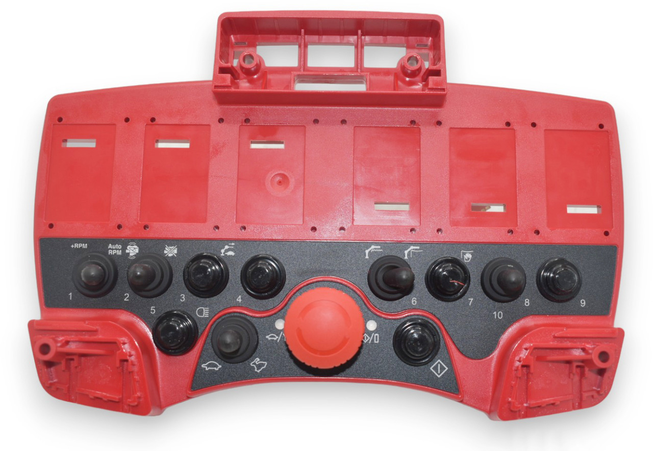 Red upper protective for Scanreco P2 Mini remote w EEA 5057 - Electrical system for Loader crane: picture 3 Red upper protective for Scanreco P2 Mini remote w EEA 5057 - Electrical system for Loader crane: picture 3