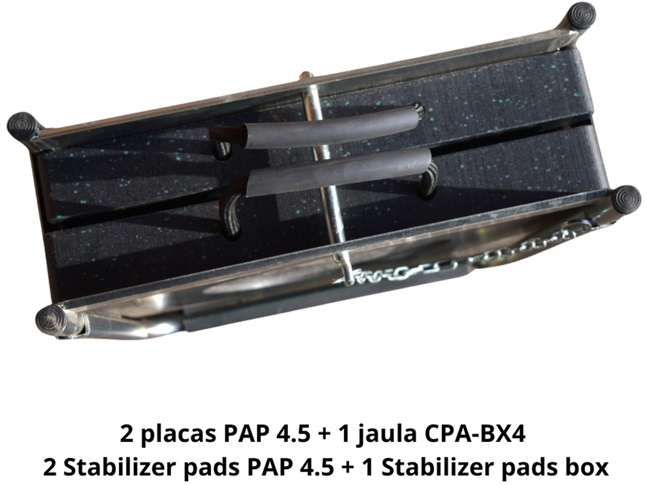 2 STABILIZER PADS + BOX OF-1-2P1J - Spare parts for Loader crane: picture 2 2 STABILIZER PADS + BOX OF-1-2P1J - Spare parts for Loader crane: picture 2