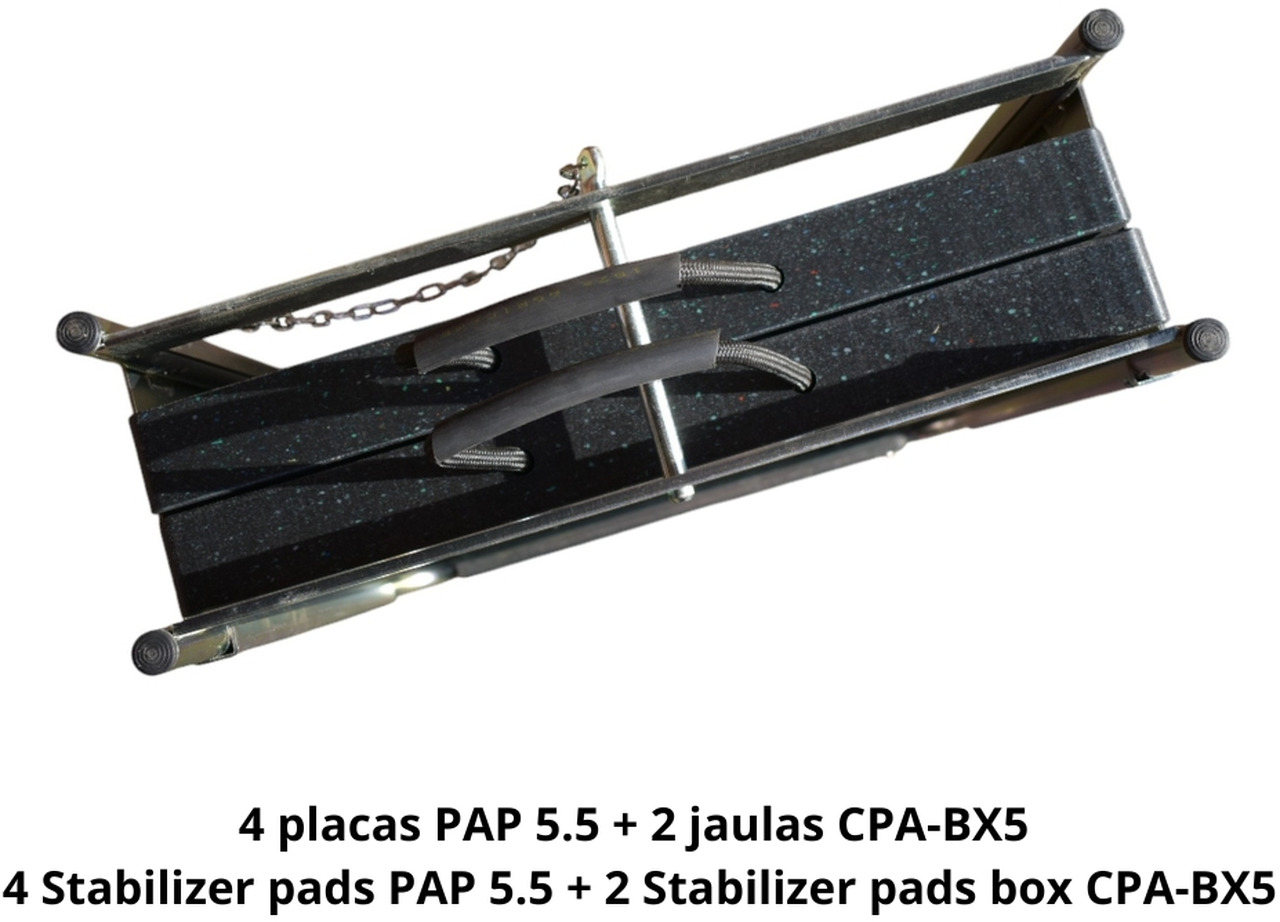 4 Stabilizer Pads PAP 5.5 + 2 Boxes CPA-BX5 OF-4-4P2J - Spare parts for Loader crane: picture 3 4 Stabilizer Pads PAP 5.5 + 2 Boxes CPA-BX5 OF-4-4P2J - Spare parts for Loader crane: picture 3