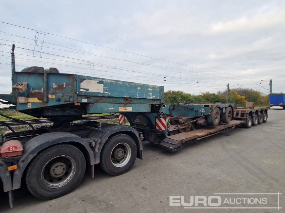 2002 Faymonville 4 Axle Low Loader Trailer, Twin Axle Extension (German Reg. Docs. Available) - Low loader semi-trailer: picture 1 2002 Faymonville 4 Axle Low Loader Trailer, Twin Axle Extension (German Reg. Docs. Available) - Low loader semi-trailer: picture 1