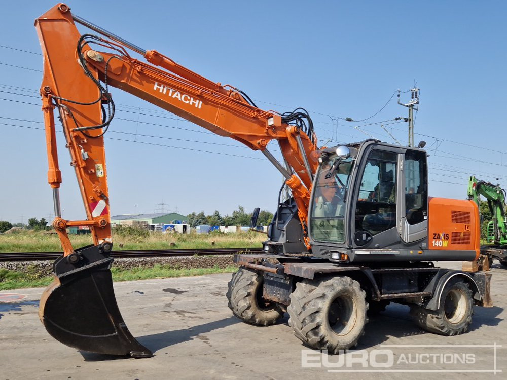 2009 Hitachi ZX140W-3 - Wheel excavator: picture 1 2009 Hitachi ZX140W-3 - Wheel excavator: picture 1