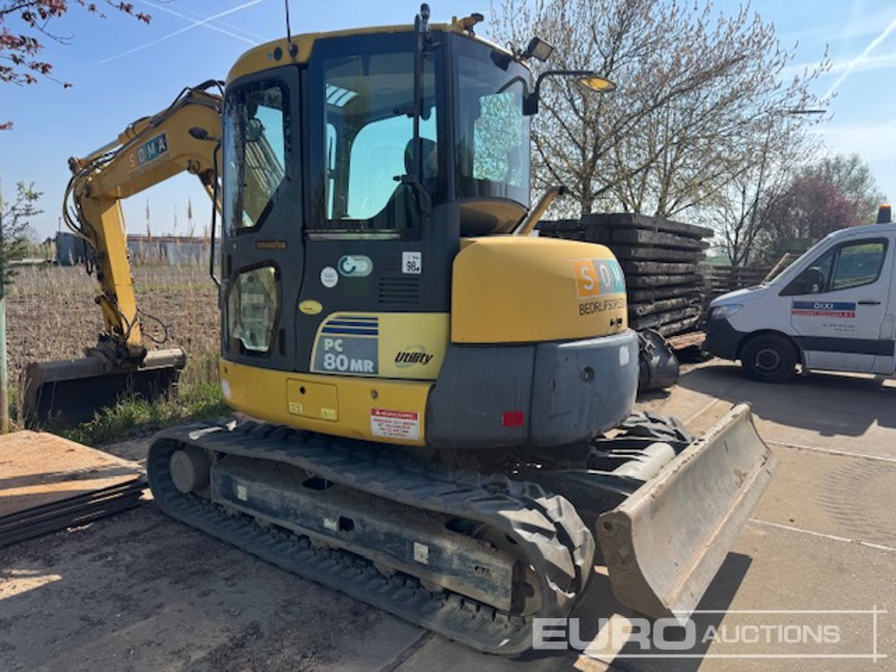 2011 Komatsu PC80MR-3 - Mini excavator: picture 1 2011 Komatsu PC80MR-3 - Mini excavator: picture 1