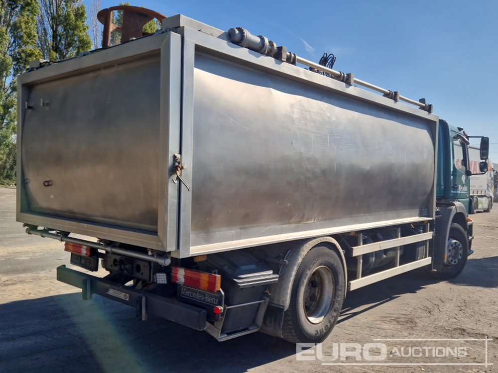 2011 Mercedes Axor 1824L 4x2, Crane, Stamps, Stainless Steel container - Tipper: picture 5 2011 Mercedes Axor 1824L 4x2, Crane, Stamps, Stainless Steel container - Tipper: picture 5