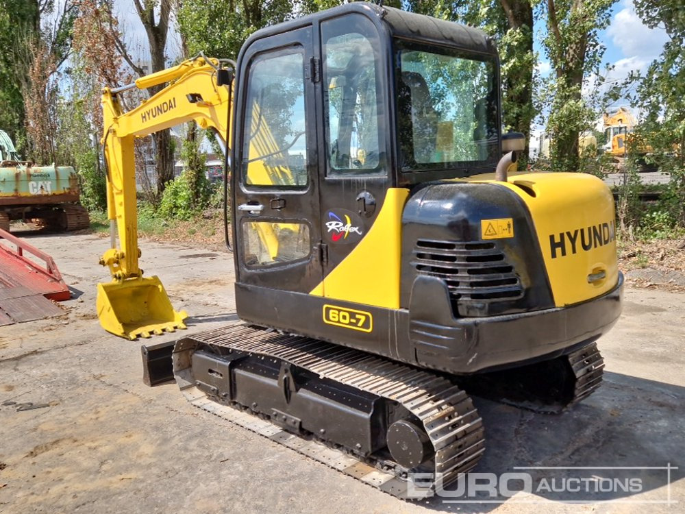 2013 Hyundai R60-7 - Mini excavator: picture 3 2013 Hyundai R60-7 - Mini excavator: picture 3