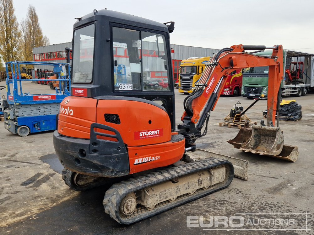 2014 Kubota KX101-3 A3 - Mini excavator: picture 4 2014 Kubota KX101-3 A3 - Mini excavator: picture 4