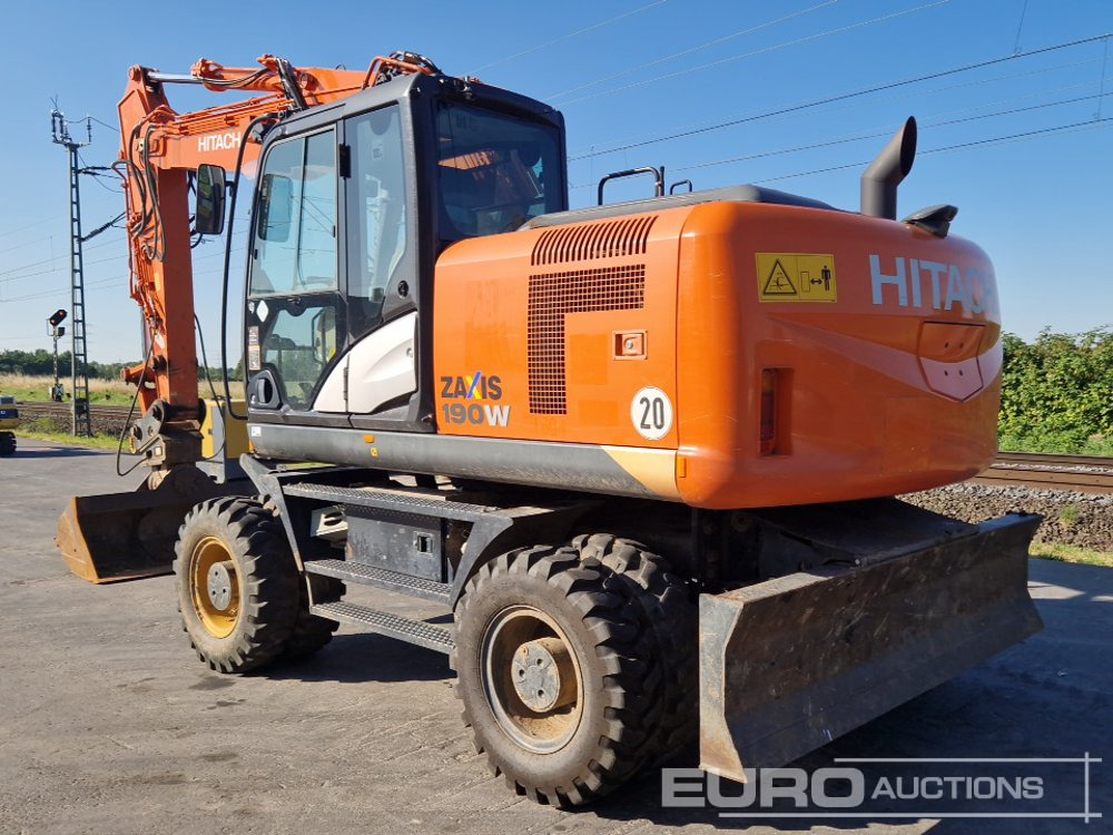 2015 Hitachi ZX190W-5 - Wheel excavator: picture 3 2015 Hitachi ZX190W-5 - Wheel excavator: picture 3