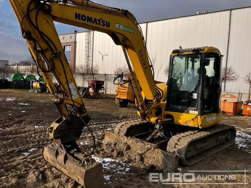 2015 Komatsu PC80MR-3 - Mini excavator: picture 1 2015 Komatsu PC80MR-3 - Mini excavator: picture 1