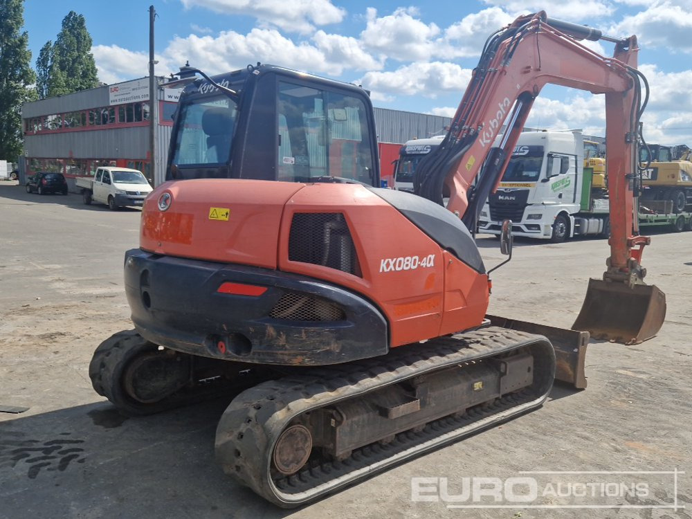 2018 Kubota KX080-4 - Mini excavator: picture 5 2018 Kubota KX080-4 - Mini excavator: picture 5