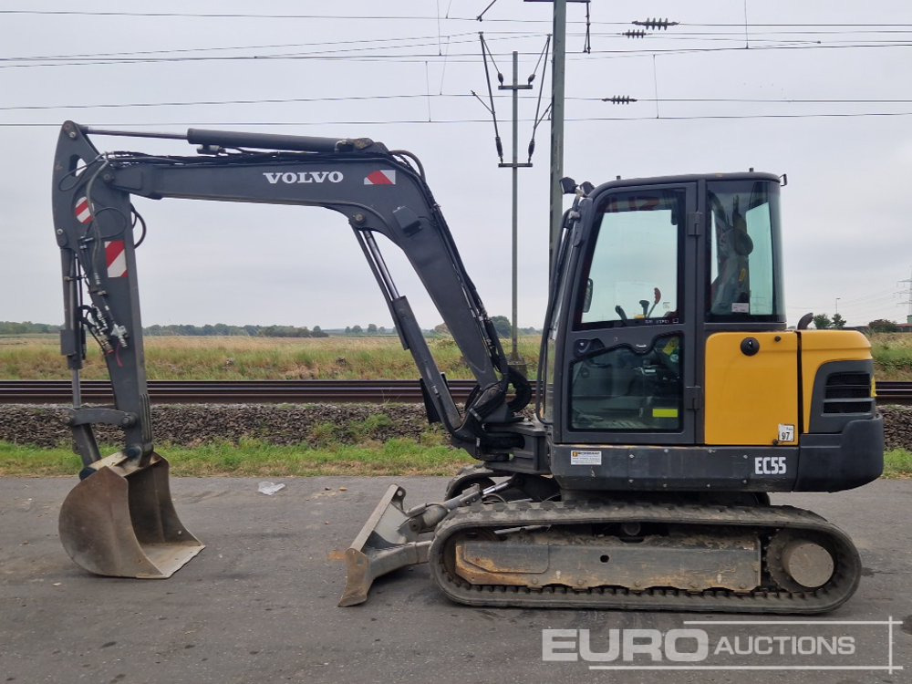 2018 Volvo EC55C - Mini excavator: picture 2 2018 Volvo EC55C - Mini excavator: picture 2