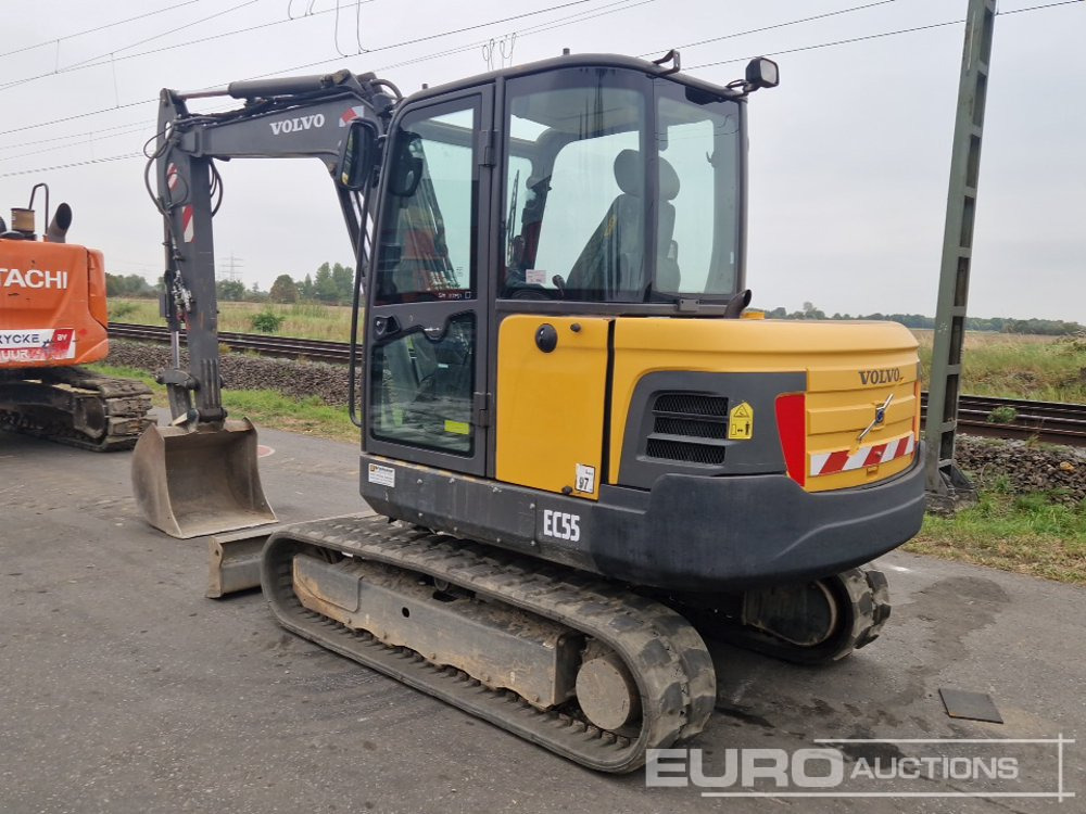 2018 Volvo EC55C - Mini excavator: picture 3 2018 Volvo EC55C - Mini excavator: picture 3