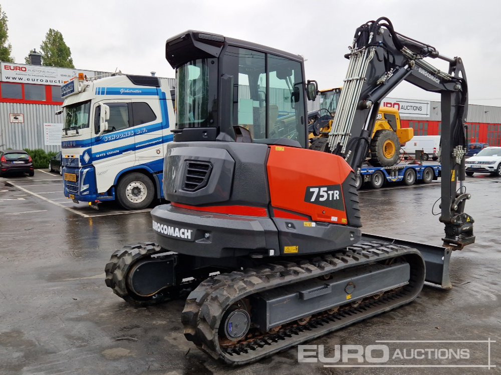 2023 Eurocomach 75TR Excavator, Rubber Tracks, Blade, Offset, Piped, Aux. Piping, Powertilt QH - Mini excavator: picture 5 2023 Eurocomach 75TR Excavator, Rubber Tracks, Blade, Offset, Piped, Aux. Piping, Powertilt QH - Mini excavator: picture 5