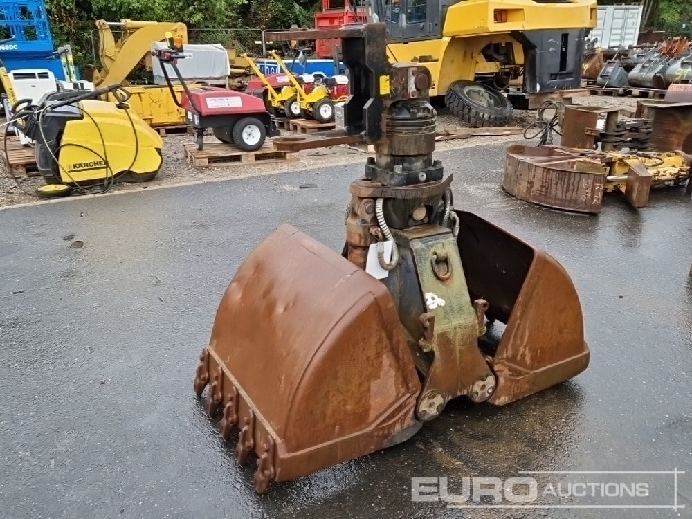 Kinshofer 32" Hydraulic Rotating Clamshell Bucket - Attachment for Excavator: picture 4 Kinshofer 32" Hydraulic Rotating Clamshell Bucket - Attachment for Excavator: picture 4