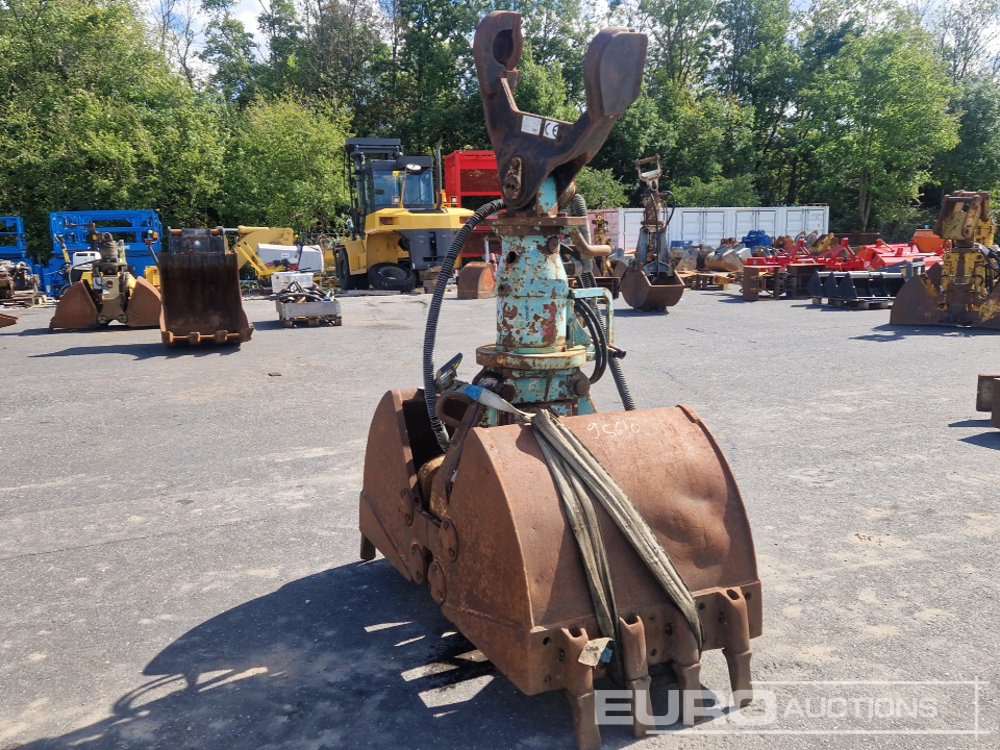 SMP Hydraulic Rotating Clamshell Bucket - Attachment for Excavator: picture 3 SMP Hydraulic Rotating Clamshell Bucket - Attachment for Excavator: picture 3
