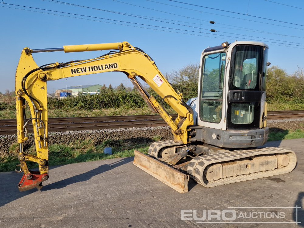 New Holland E50.2SR - Mini excavator: picture 1 New Holland E50.2SR - Mini excavator: picture 1