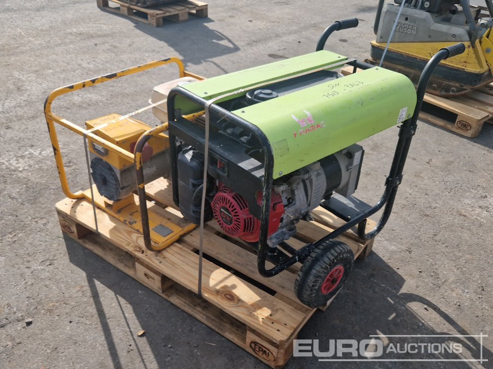 Pallet of Assorted Generators, PramacES500+NTC TRT6,5 - Construction equipment: picture 2 Pallet of Assorted Generators, PramacES500+NTC TRT6,5 - Construction equipment: picture 2