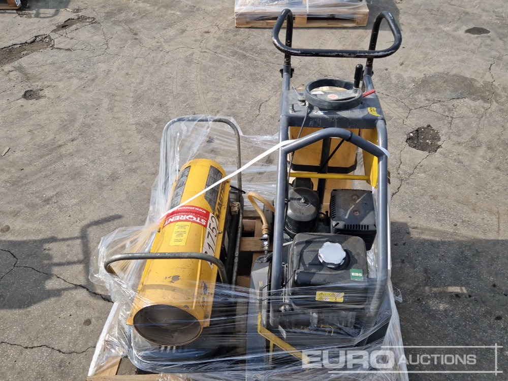Pallet of Atlas Copco Orca Asphalt Saw, Master BV150 Heater - Construction equipment: picture 5 Pallet of Atlas Copco Orca Asphalt Saw, Master BV150 Heater - Construction equipment: picture 5