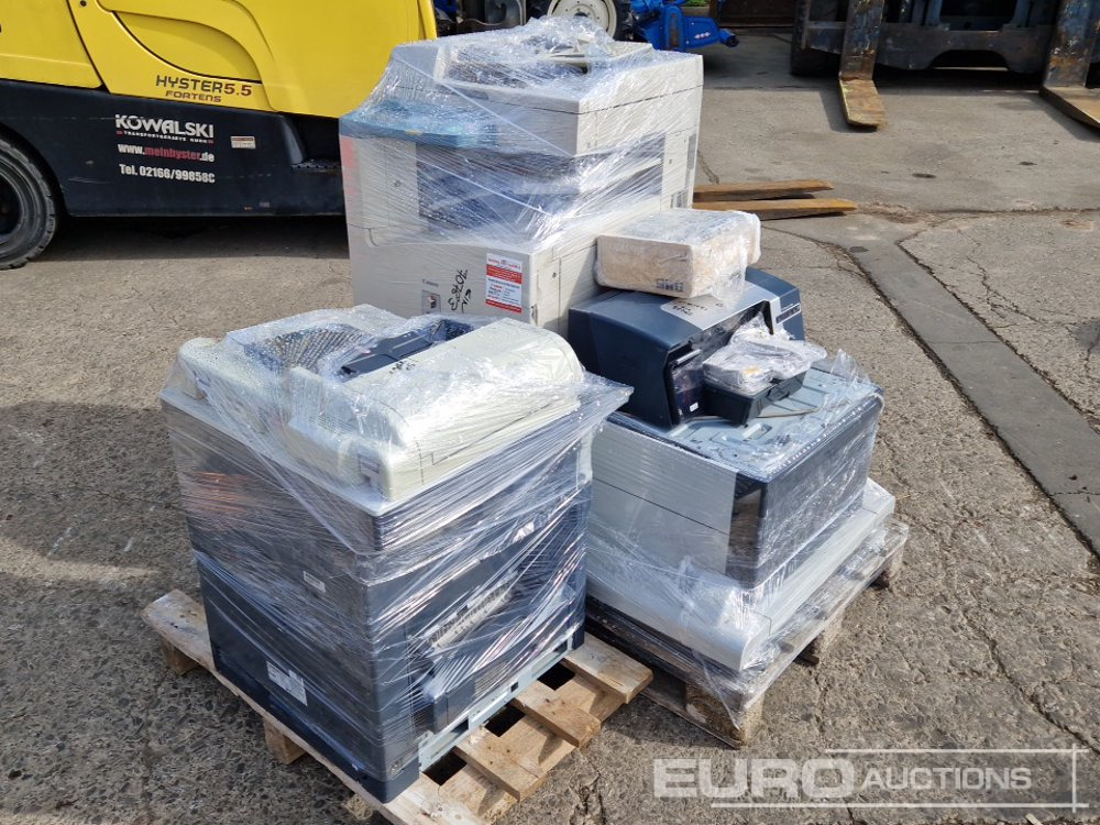 Pallet of Cannon + HP Printer (New Ink Included), Bar Code Scann Devices (3 of with Charger and Magazine) - Construction equipment: picture 1 Pallet of Cannon + HP Printer (New Ink Included), Bar Code Scann Devices (3 of with Charger and Magazine) - Construction equipment: picture 1
