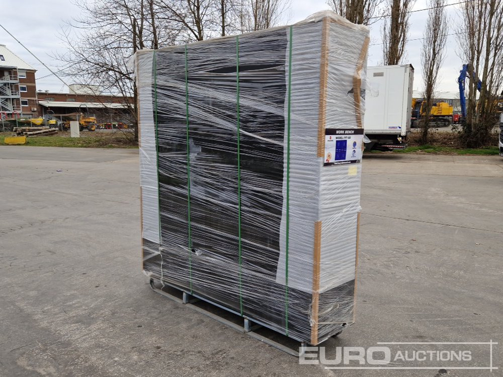 Unused 2024 Steelman 7’ Work Bench With 8 Drawers & 2 Cabinets. Packed In Plastics, Drawers With Lock & Anti-Slip Inners, Using New 3 Rail Sliding - Workshop equipment: picture 4 Unused 2024 Steelman 7’ Work Bench With 8 Drawers & 2 Cabinets. Packed In Plastics, Drawers With Lock & Anti-Slip Inners, Using New 3 Rail Sliding - Workshop equipment: picture 4