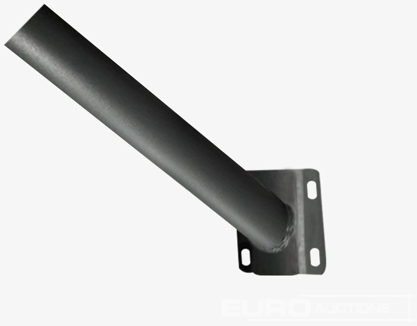 Unused 5 x Sturdy 50 cm wall bracket for street lighting - Made from durable metal with a grey finish - Diameter Ø40 mm, mounting dimensions Ø40 mm x 500 mm - Suitable for 30W and 50W fixtures - Construction equipment: picture 2 Unused 5 x Sturdy 50 cm wall bracket for street lighting - Made from durable metal with a grey finish - Diameter Ø40 mm, mounting dimensions Ø40 mm x 500 mm - Suitable for 30W and 50W fixtures - Construction equipment: picture 2