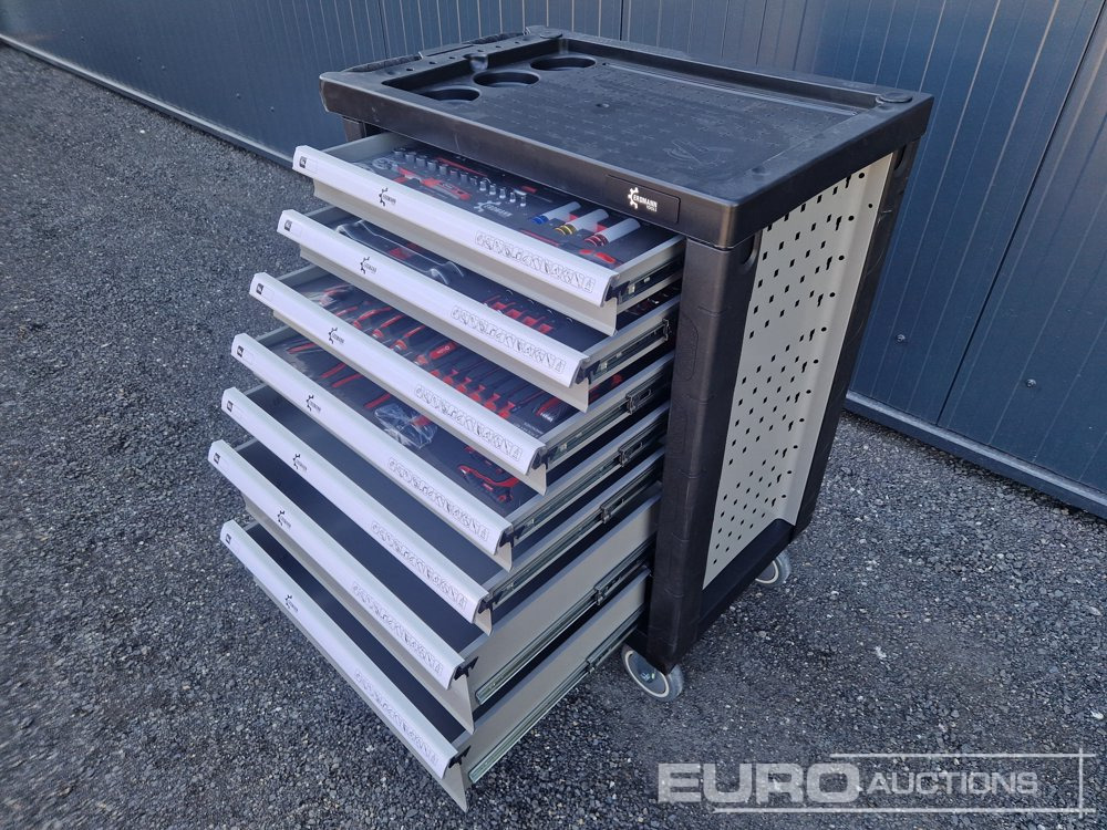 Unused Erdmann XXl Edition 7 Drawer Tool Cabinet c/w Profi Tools - Construction equipment: picture 1 Unused Erdmann XXl Edition 7 Drawer Tool Cabinet c/w Profi Tools - Construction equipment: picture 1