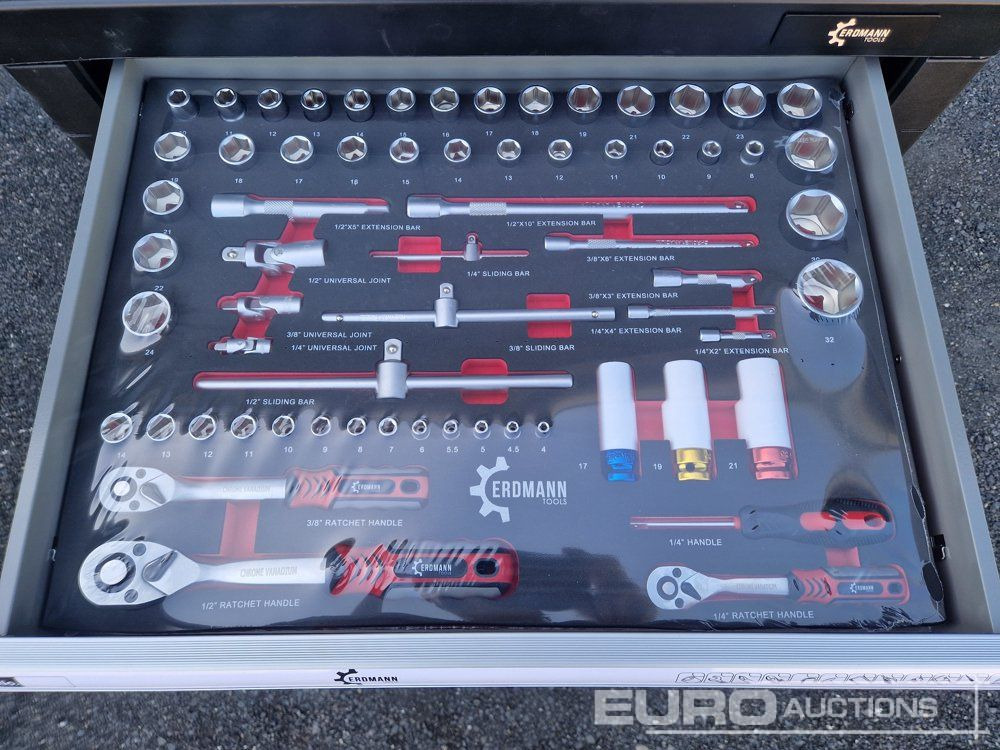 Unused Erdmann XXl Edition 7 Drawer Tool Cabinet c/w Profi Tools - Workshop equipment: picture 5 Unused Erdmann XXl Edition 7 Drawer Tool Cabinet c/w Profi Tools - Workshop equipment: picture 5