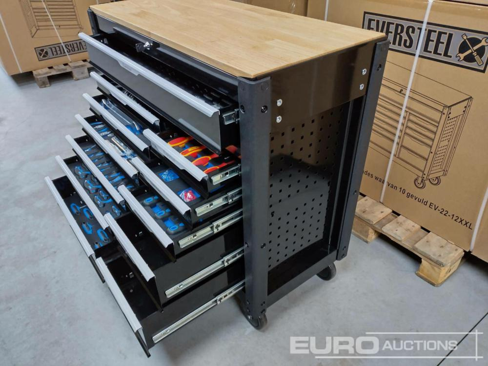 Unused Eversteel EV22-12XXL Tool Cabinet, 12 Drawers incl. Heavy Duty Truck Tools - Workshop equipment: picture 1 Unused Eversteel EV22-12XXL Tool Cabinet, 12 Drawers incl. Heavy Duty Truck Tools - Workshop equipment: picture 1